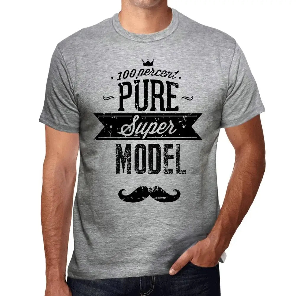 Men's Graphic T-Shirt 100% Pure Super Model Eco-Friendly Limited Edition Short Sleeve Tee-Shirt Vintage Birthday Gift Novelty