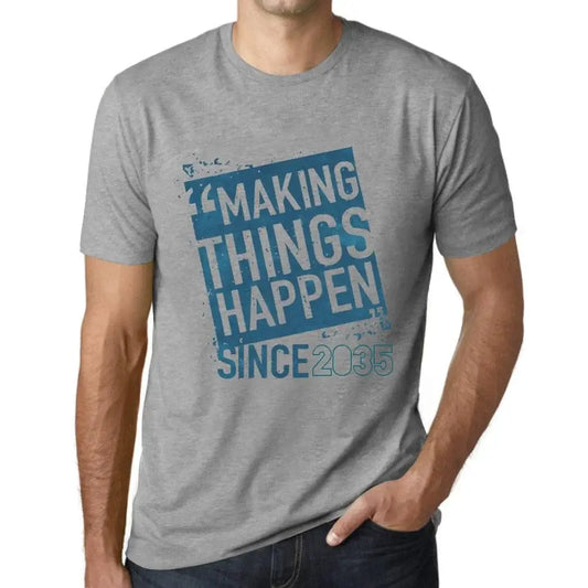 Men's Graphic T-Shirt Making Things Happen Since 2035