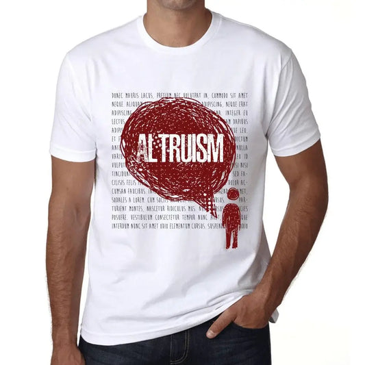 Men's Graphic T-Shirt Thoughts Altruism Eco-Friendly Limited Edition Short Sleeve Tee-Shirt Vintage Birthday Gift Novelty