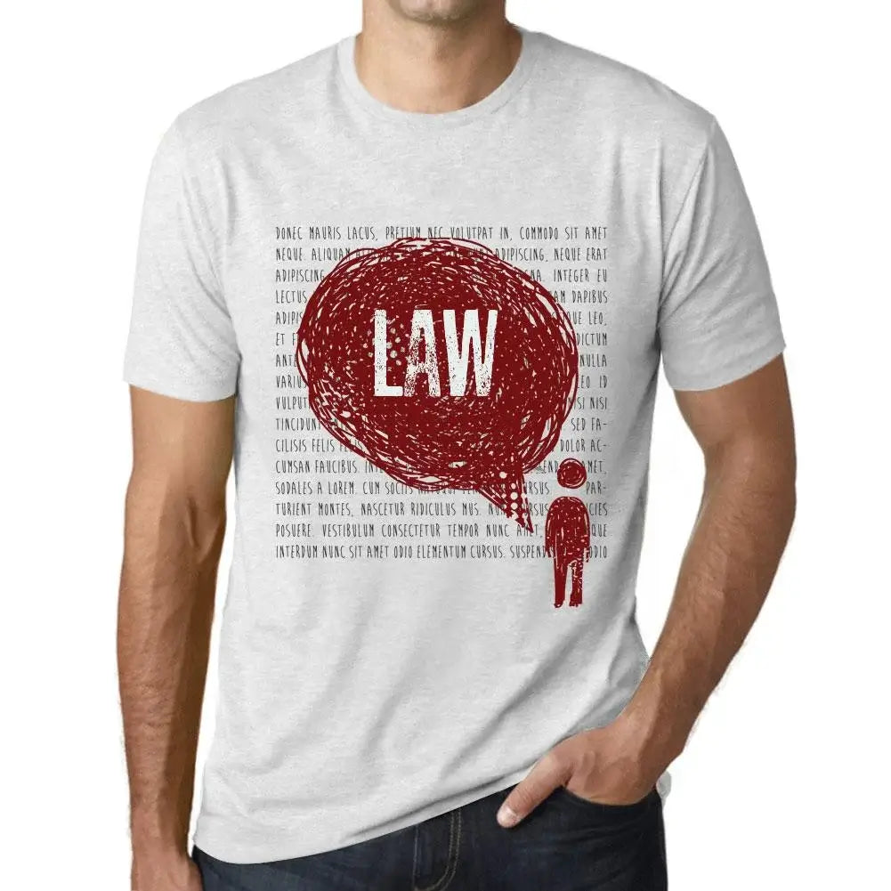 Men's Graphic T-Shirt Thoughts Law Eco-Friendly Limited Edition Short Sleeve Tee-Shirt Vintage Birthday Gift Novelty