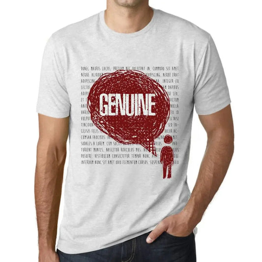 Men's Graphic T-Shirt Thoughts Genuine Eco-Friendly Limited Edition Short Sleeve Tee-Shirt Vintage Birthday Gift Novelty