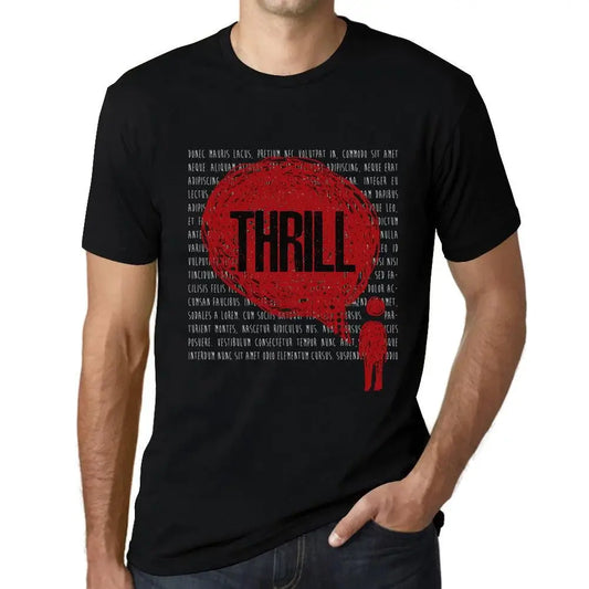 Men's Graphic T-Shirt Thoughts Thrill Eco-Friendly Limited Edition Short Sleeve Tee-Shirt Vintage Birthday Gift Novelty
