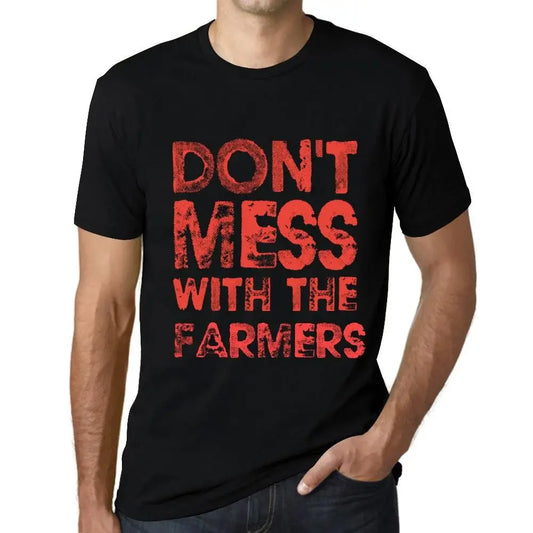 Men's Graphic T-Shirt Don't Mess With The Farmers Eco-Friendly Limited Edition Short Sleeve Tee-Shirt Vintage Birthday Gift Novelty