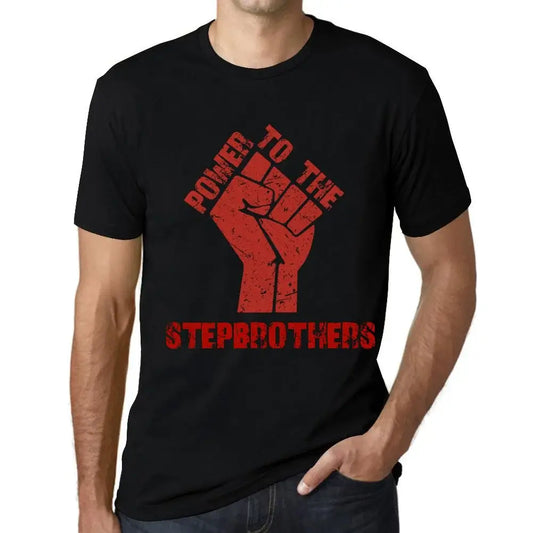 Men's Graphic T-Shirt Power To The Stepbrothers Eco-Friendly Limited Edition Short Sleeve Tee-Shirt Vintage Birthday Gift Novelty