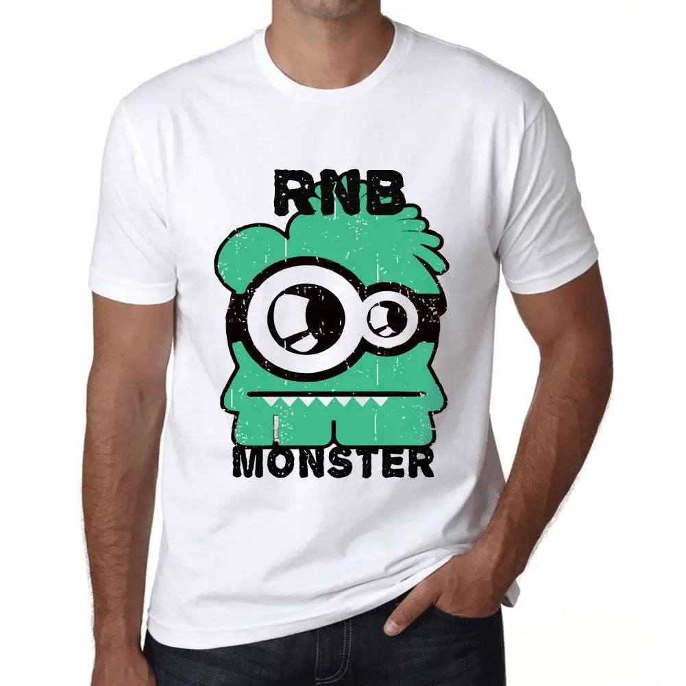 Men's Graphic T-Shirt Rnb Monster Eco-Friendly Limited Edition Short Sleeve Tee-Shirt Vintage Birthday Gift Novelty