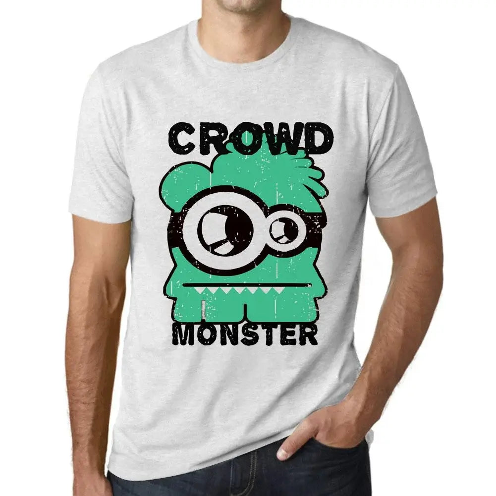 Men's Graphic T-Shirt Crowd Monster Eco-Friendly Limited Edition Short Sleeve Tee-Shirt Vintage Birthday Gift Novelty