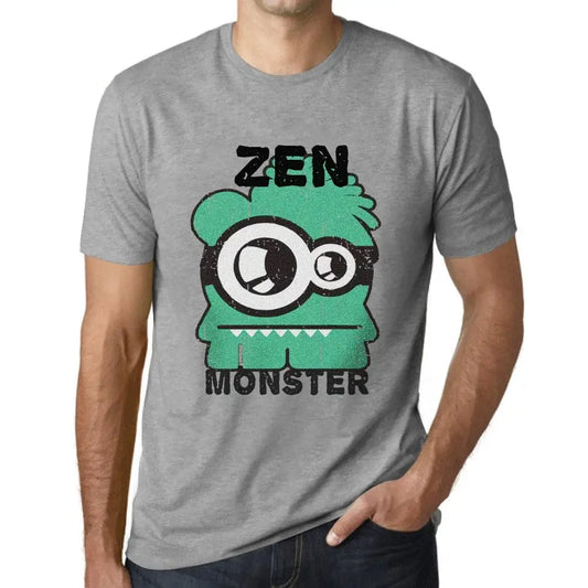 Men's Graphic T-Shirt Zen Monster Eco-Friendly Limited Edition Short Sleeve Tee-Shirt Vintage Birthday Gift Novelty