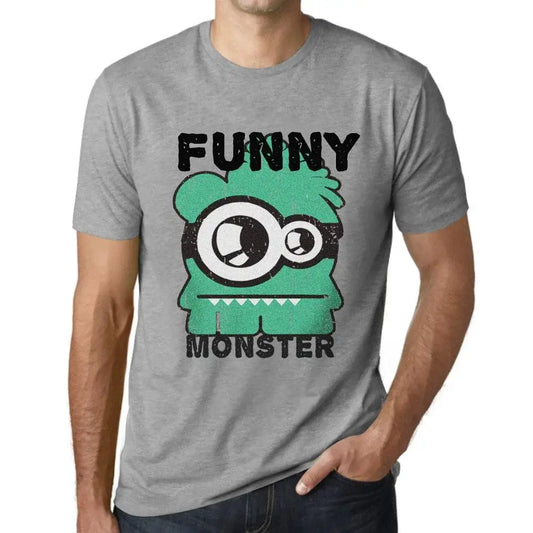 Men's Graphic T-Shirt Funny Monster Eco-Friendly Limited Edition Short Sleeve Tee-Shirt Vintage Birthday Gift Novelty