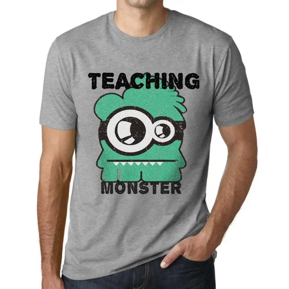 Men's Graphic T-Shirt Teaching Monster Eco-Friendly Limited Edition Short Sleeve Tee-Shirt Vintage Birthday Gift Novelty