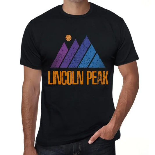 Men's Graphic T-Shirt Mountain Lincoln Peak Eco-Friendly Limited Edition Short Sleeve Tee-Shirt Vintage Birthday Gift Novelty