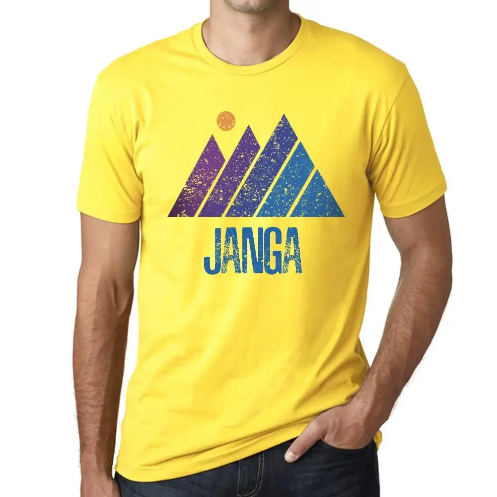 Men's Graphic T-Shirt Mountain Janga Eco-Friendly Limited Edition Short Sleeve Tee-Shirt Vintage Birthday Gift Novelty