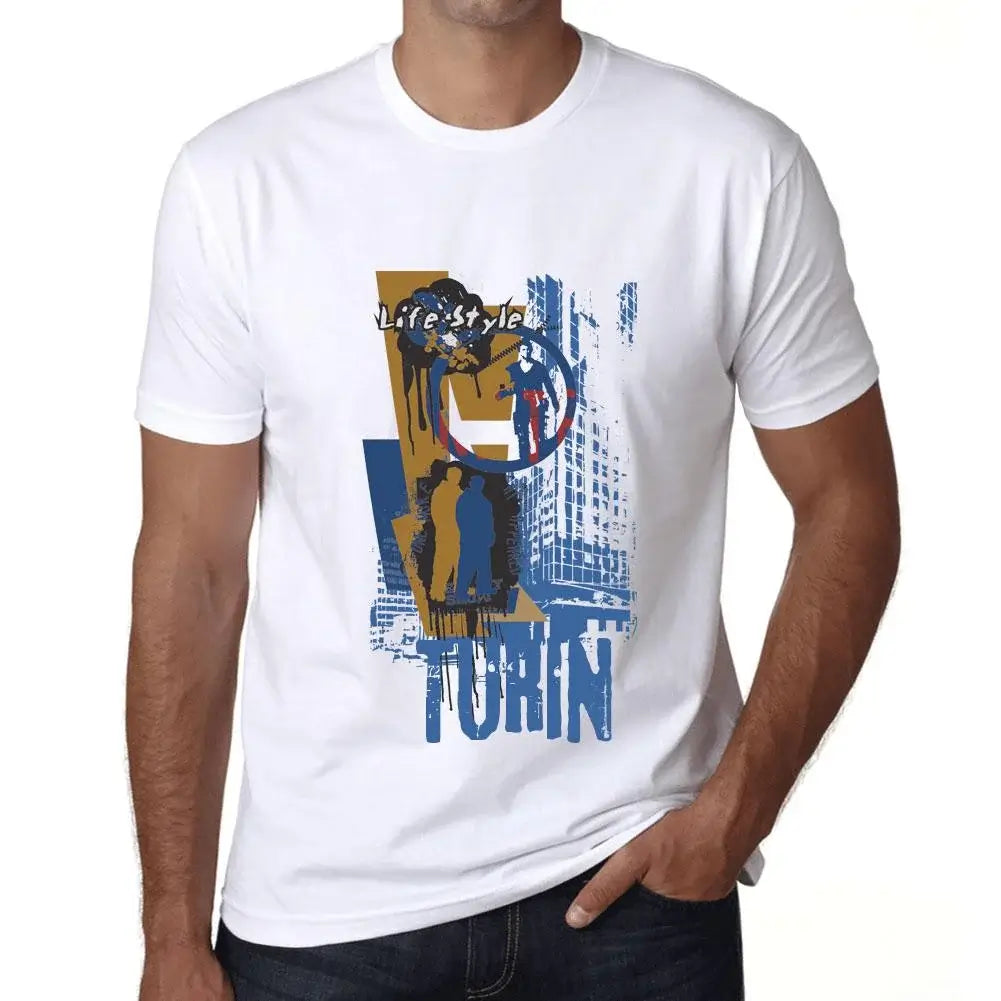 Men's Graphic T-Shirt Turin Lifestyle Eco-Friendly Limited Edition Short Sleeve Tee-Shirt Vintage Birthday Gift Novelty