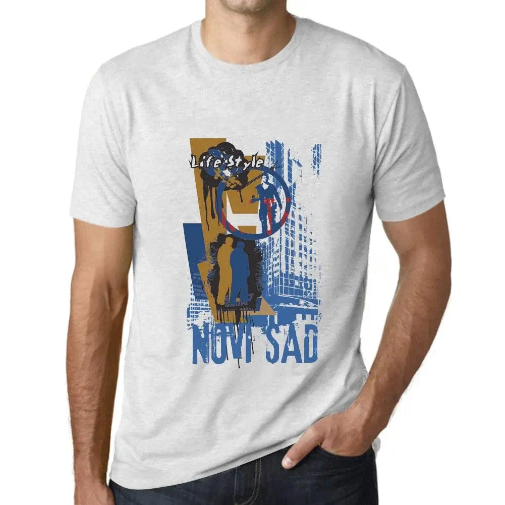 Men's Graphic T-Shirt Novi Sad Lifestyle Eco-Friendly Limited Edition Short Sleeve Tee-Shirt Vintage Birthday Gift Novelty