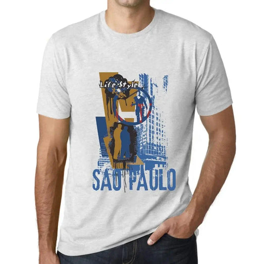 Men's Graphic T-Shirt Sao Paulo Lifestyle Eco-Friendly Limited Edition Short Sleeve Tee-Shirt Vintage Birthday Gift Novelty