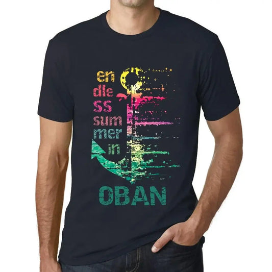 Men's Graphic T-Shirt Endless Summer In Oban Eco-Friendly Limited Edition Short Sleeve Tee-Shirt Vintage Birthday Gift Novelty