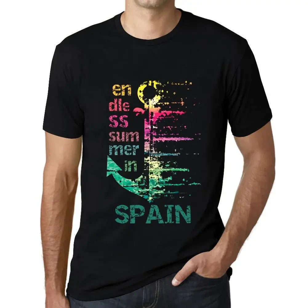 Men's Graphic T-Shirt Endless Summer In Spain Eco-Friendly Limited Edition Short Sleeve Tee-Shirt Vintage Birthday Gift Novelty