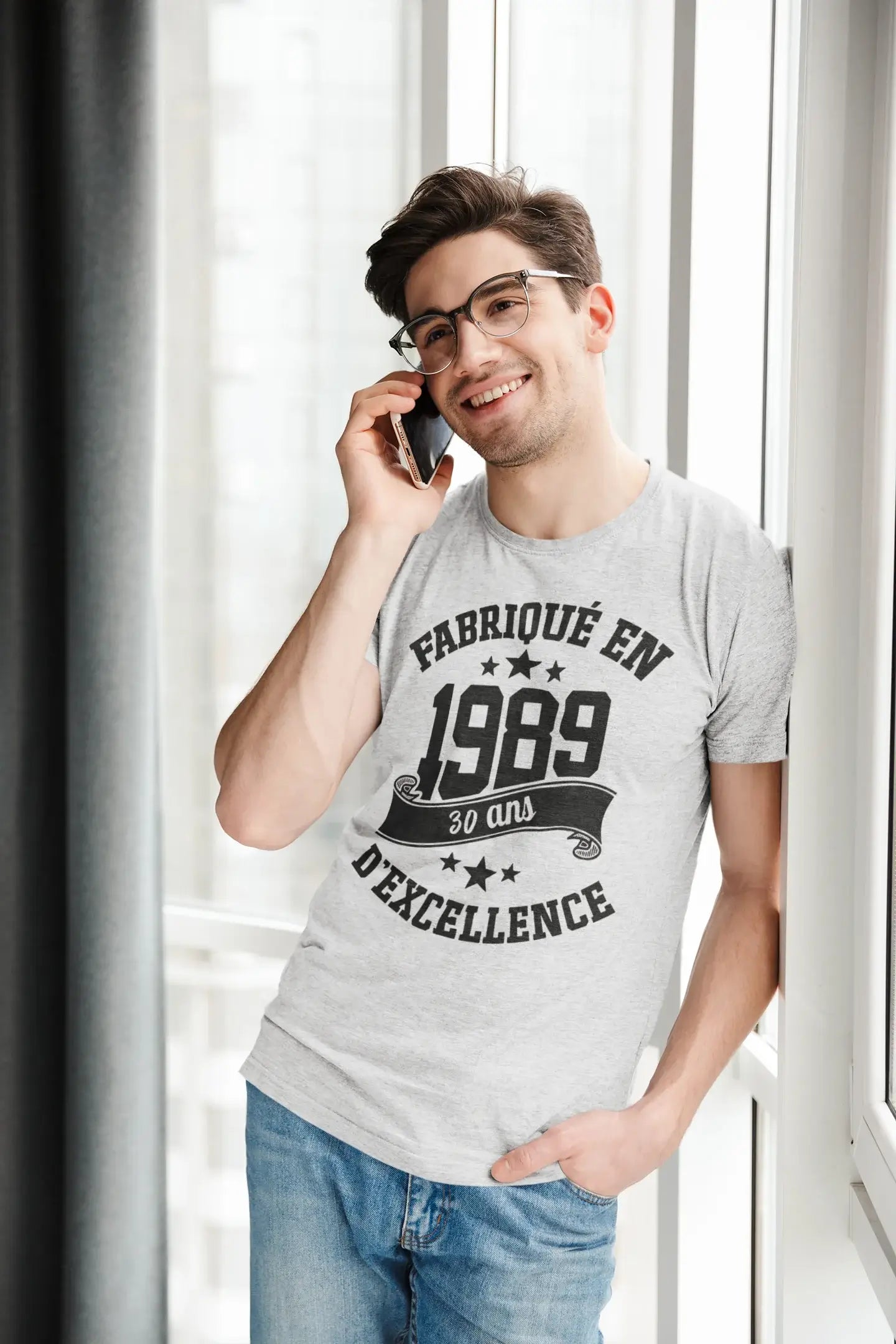 ULTRABASIC - Fabriqué en 1989, 30 Ans d'être Génial Unisex T-Shirt Bordeaux