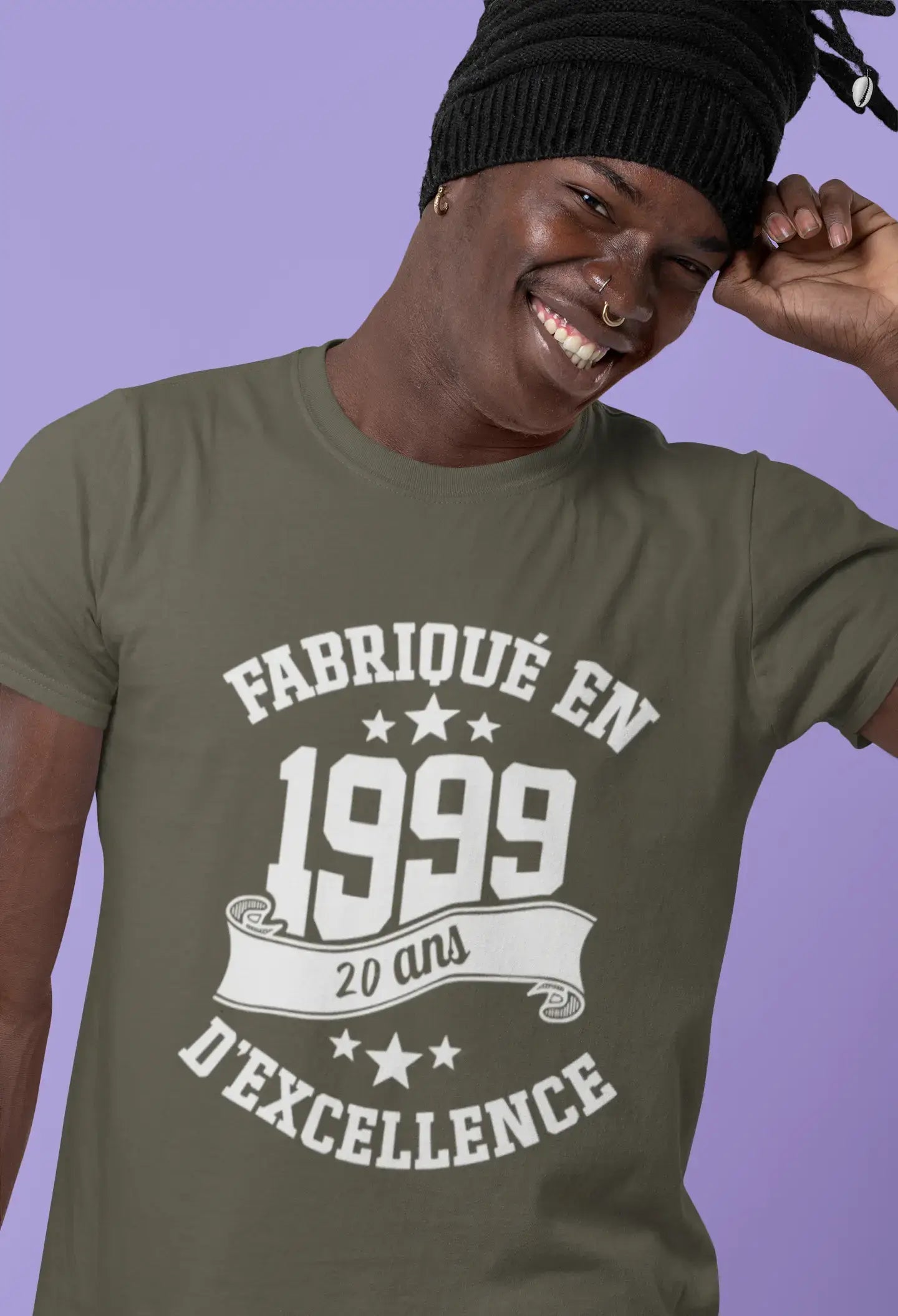 ULTRABASIC - Fabriqué en 1999, 20 Ans d'être Génial Unisex T-Shirt Army