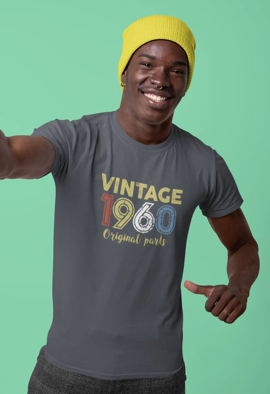 ULTRABASIC - Graphic Printed Men's Vintage 1960 T-Shirt Navy
