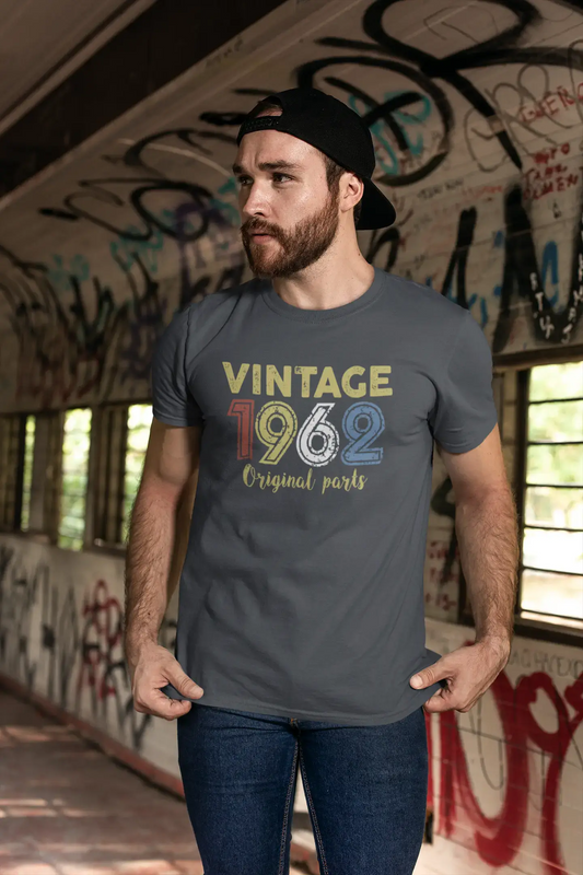 ULTRABASIC - Graphic Printed Men's Vintage 1962 T-Shirt Denim