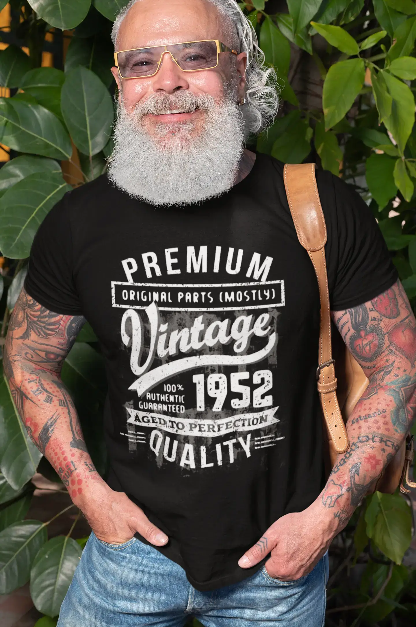 Ultrabasic - Homme T-Shirt Graphique 1952 Aged to Perfection Tee Shirt Cadeau d'anniversaire