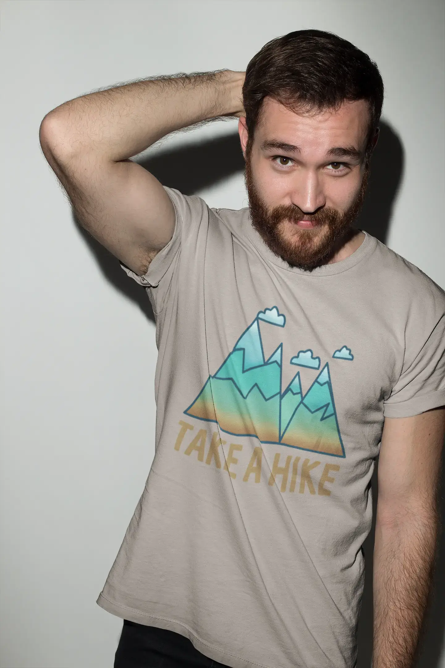 Ultrabasic - Homme Graphique Col V Tee Shirt Take a Hike