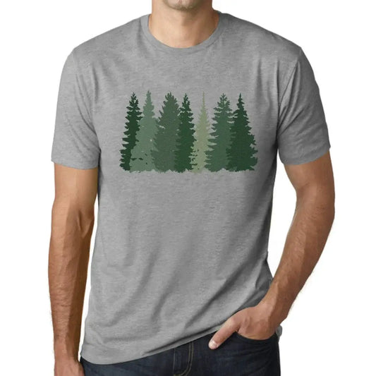 Men's Graphic T-Shirt Forest Trees Eco-Friendly Limited Edition Short Sleeve Tee-Shirt Vintage Birthday Gift Novelty