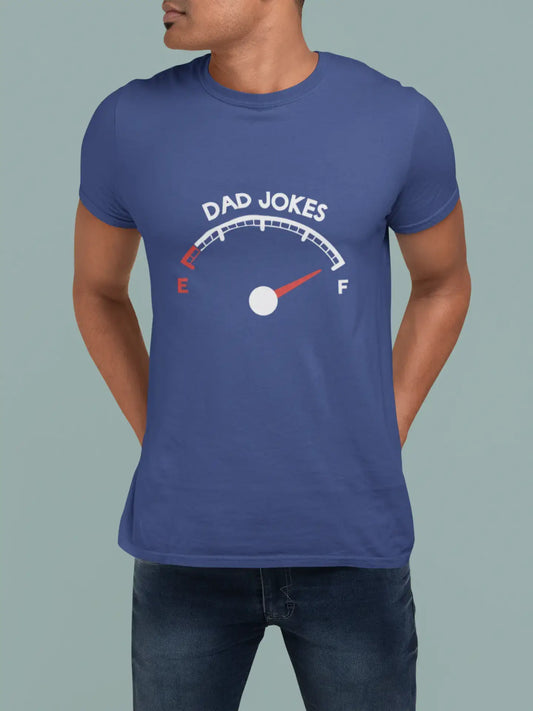 ULTRABASIC - Graphic Men's Dad Jokes Tank T-Shirt Funny Casual Letter Print Tee Denim
