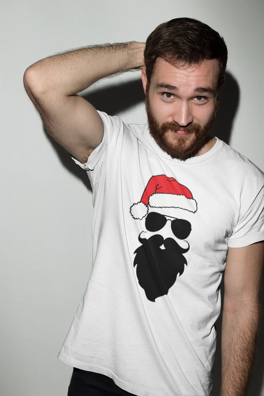 ULTRABASIC - Graphic Men's Funny Santa Cool Christmas T-Shirt Gift Tee Emerald