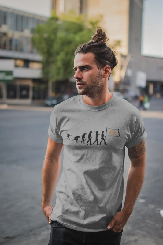 Ultrabasic® Homme T-Shirt Graphique Bitcoin BTC Révolution T-Shirt HODL Tee Crypto Cadeau idée
