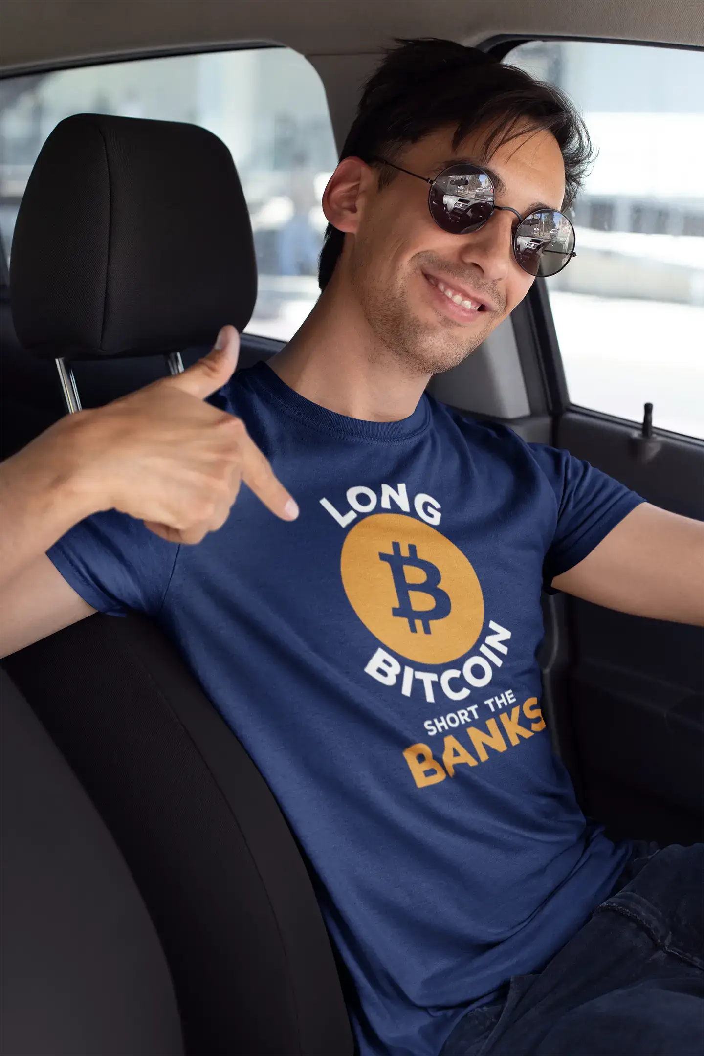 Ultrabasic® Homme T-Shirt Graphique Bitcoin Short The Bankers BTC HODL Idée Cadeau Tee Crypto Traders