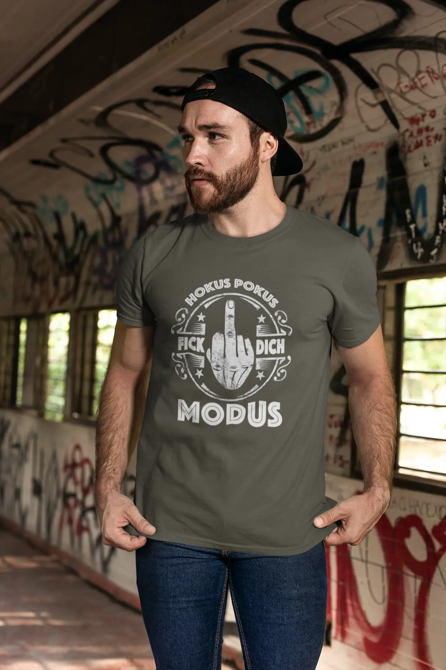 Men's Graphic T-Shirt Hokus Pokus Modus F... Dich Idea Gift