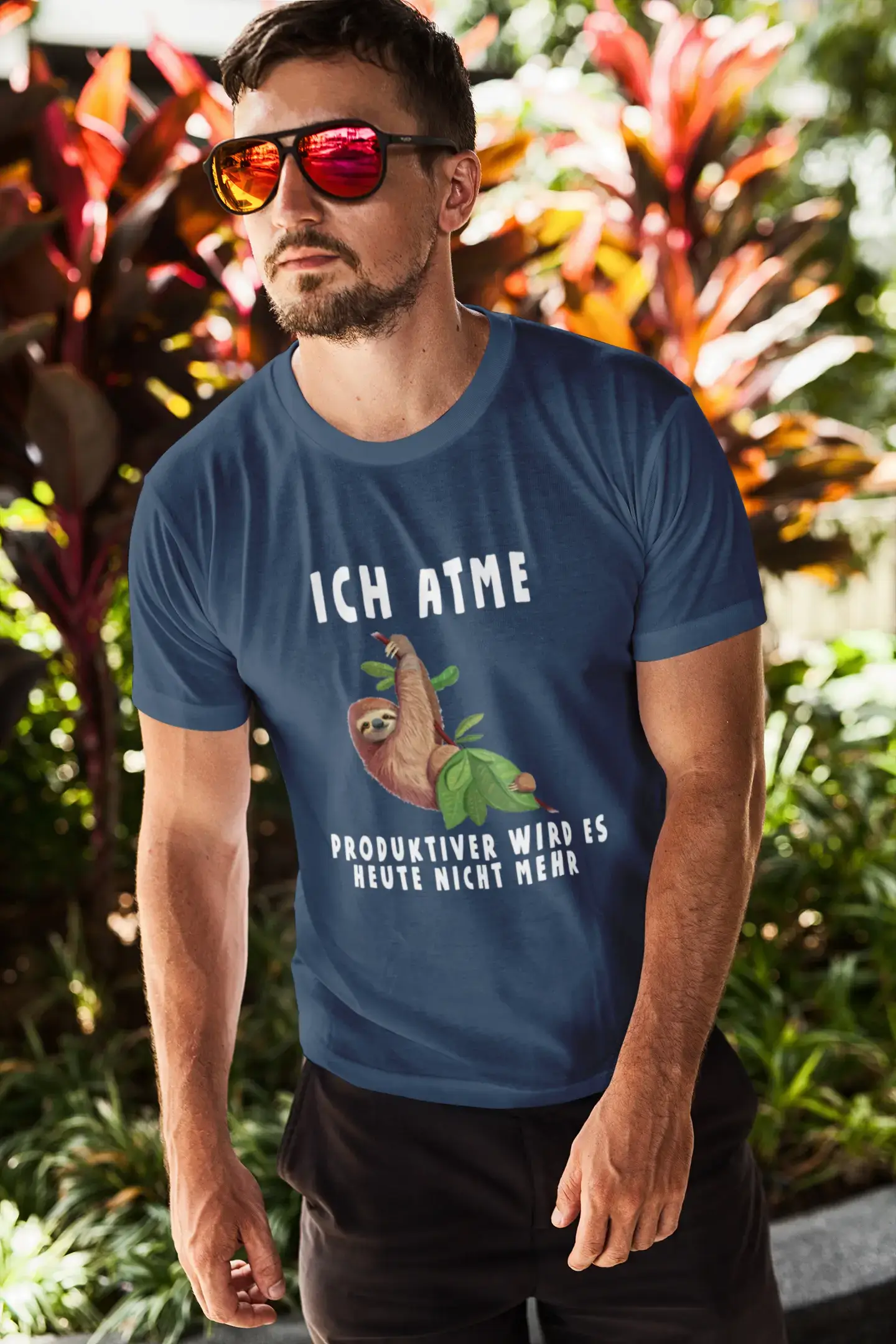 Men's Graphic T-Shirt Lustiges Faultier Idea Gift