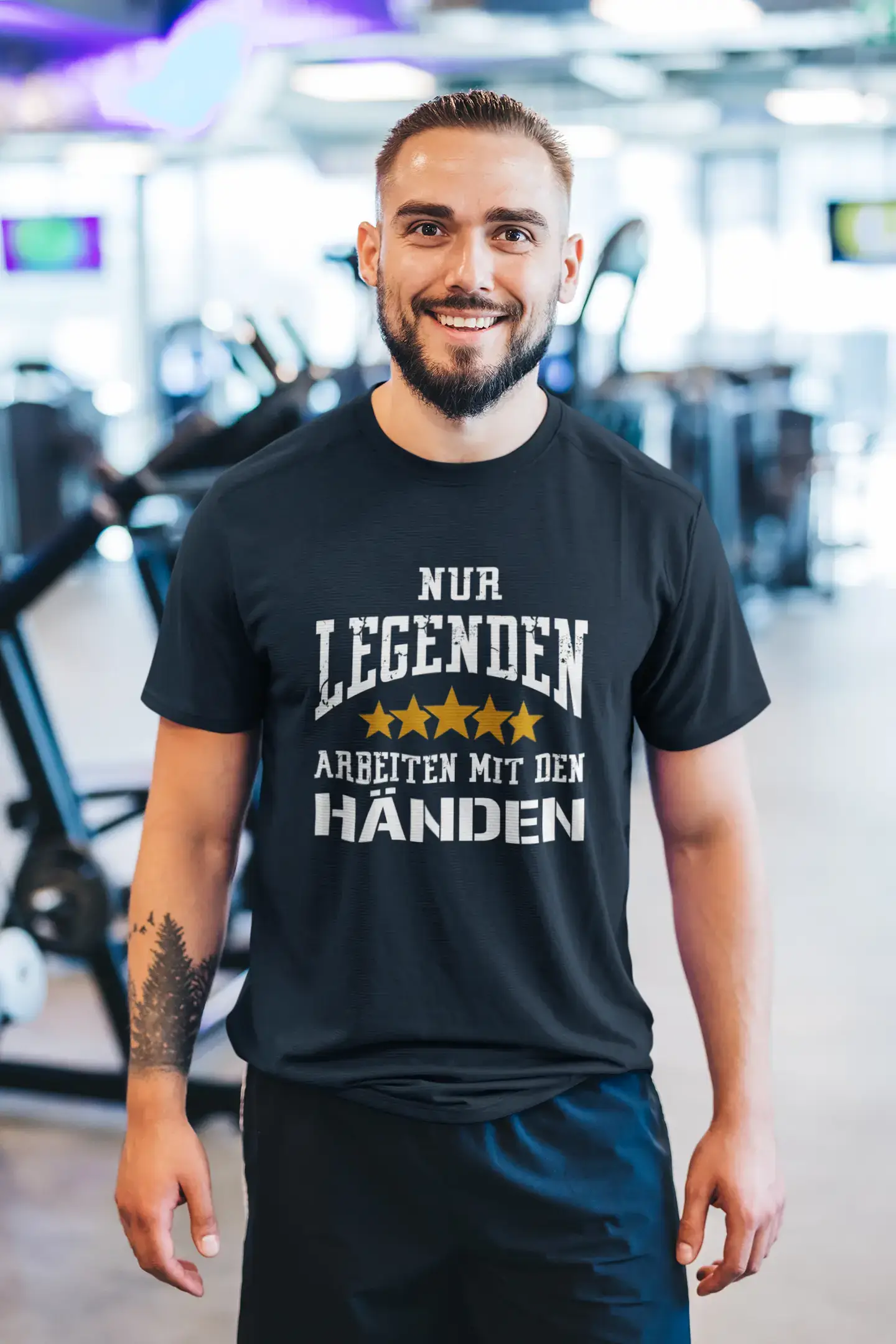 Men's Graphic T-Shirt Legenden Arbeiten Mit Den Handen Gift Idea