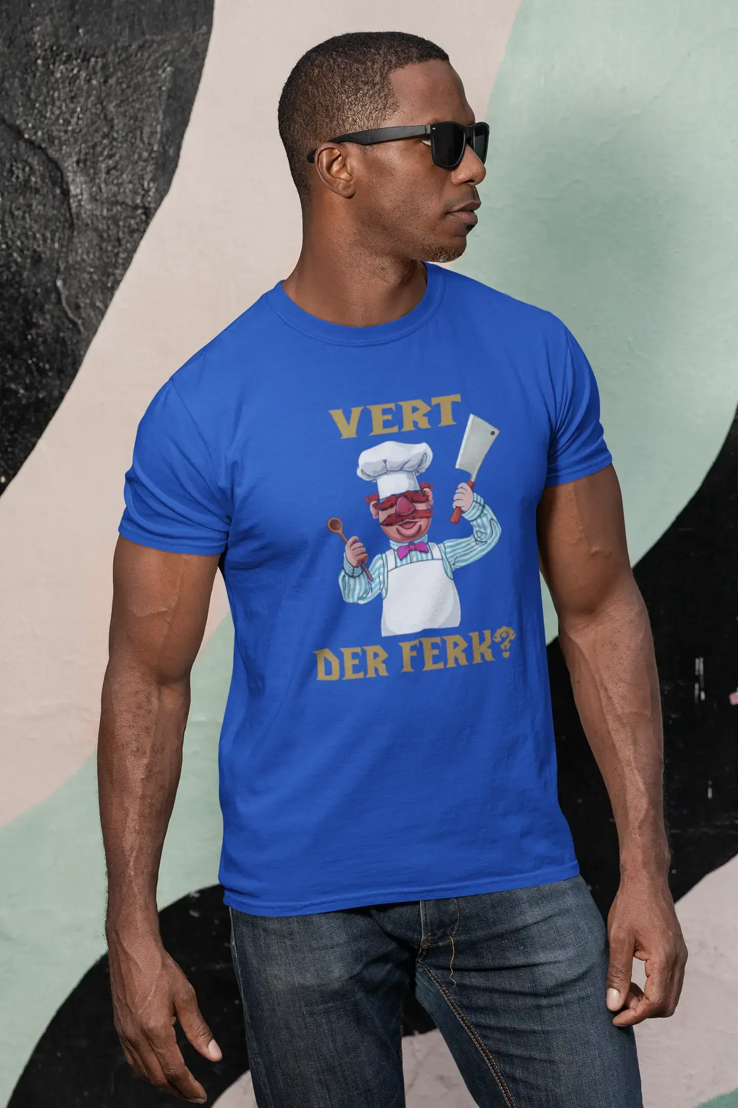 Men's Graphic T-Shirt Vert Der Ferk Chef Gift Idea