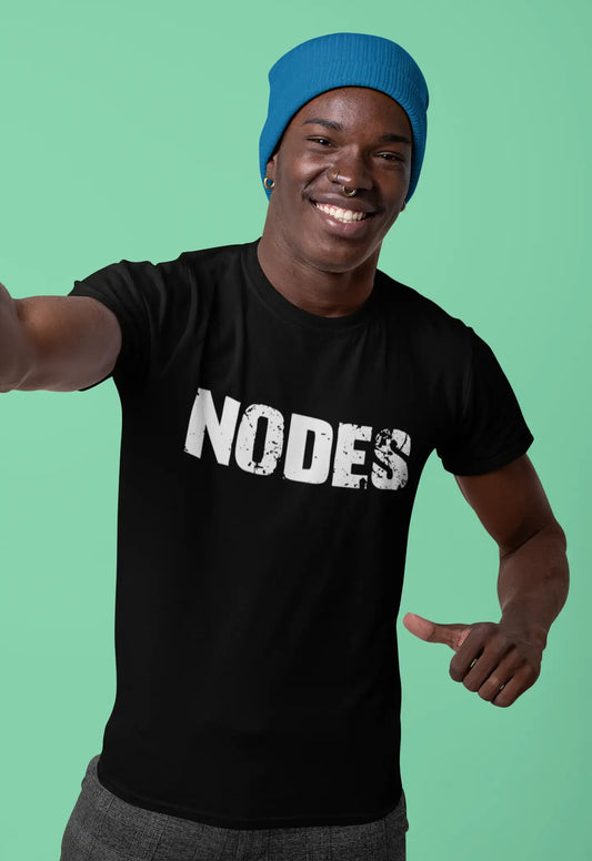 nodes Men's Retro T shirt Black Birthday Gift 00553