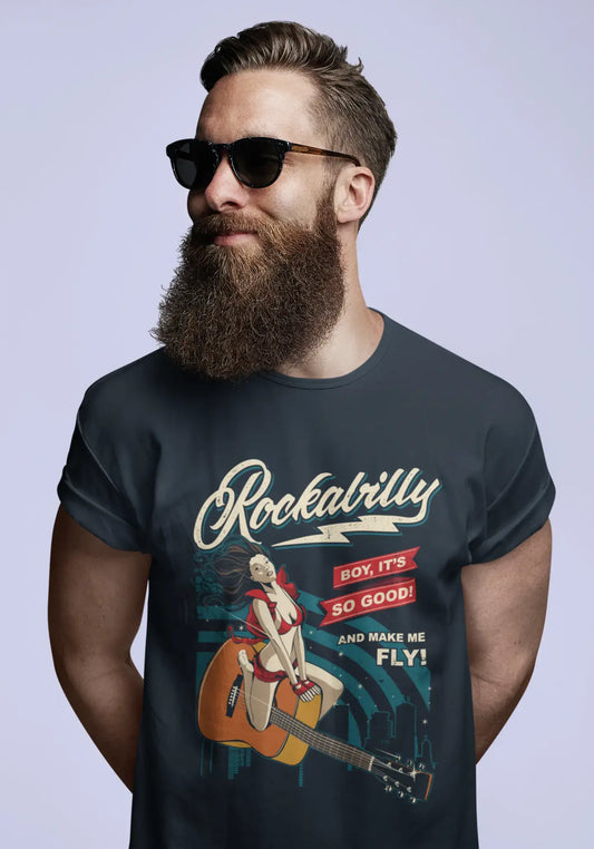 Unisex Adult T-Shirt Rockabilly Pinup Girl Make Me Fly Shirt