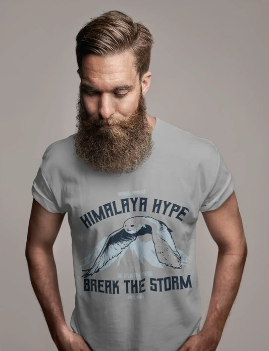 ULTRABASIC Men's Graphic T-Shirt Himalaya Hype - Break the Storm Shirt