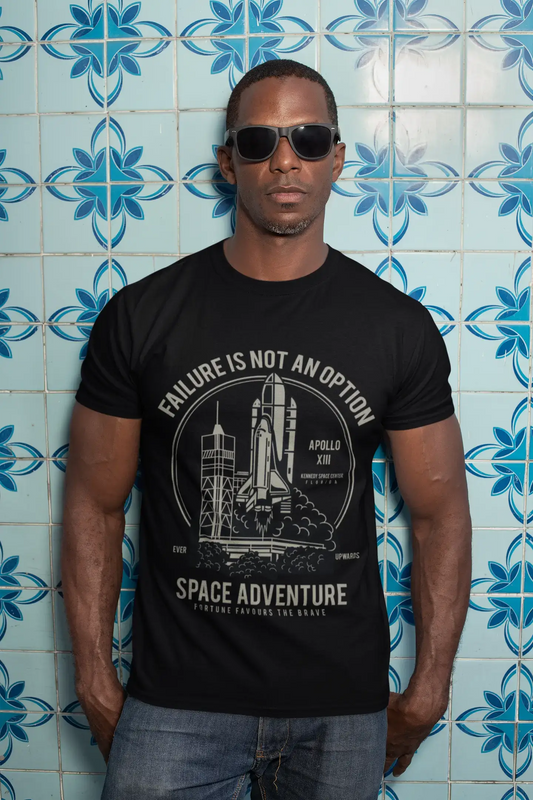 ULTRABASIC Vintage Men's T-Shirt Failure Is Not An Option - Space Adventure