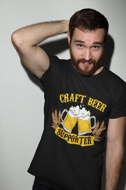 ULTRABASIC Men's T-Shirt Craft Beer Supporter - Funny Beer Lover Tee Shirt