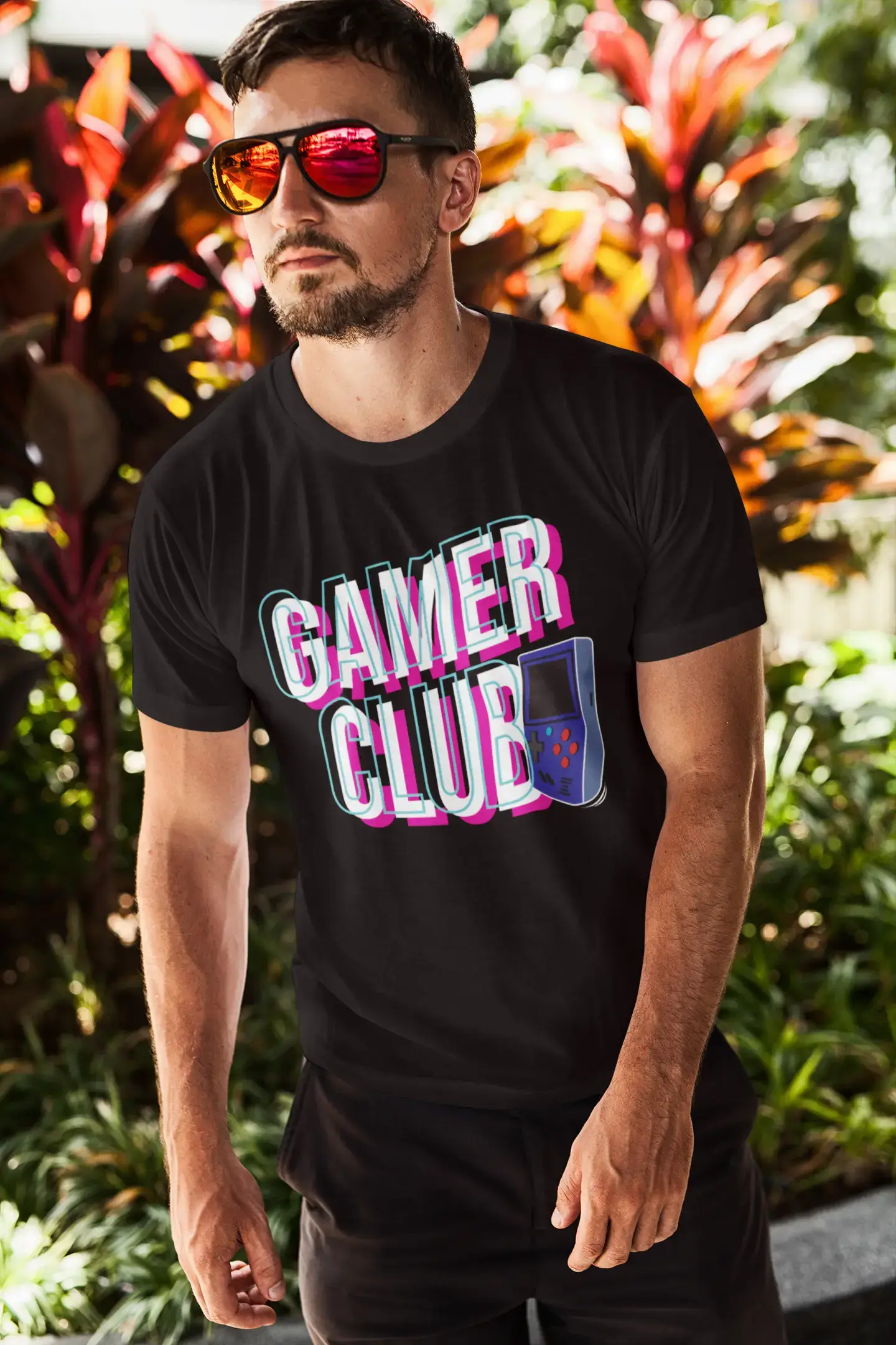 ULTRABASIC Men's Gaming T-Shirt Gamer Club - Gamers Squad Tee Shirt