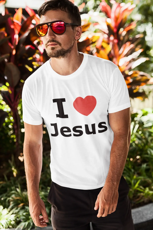 I love Jesus Men T-shirt for mens, short sleeve, cotton tshirt, men t shirt 00034
