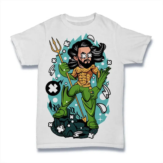 Men's Graphic T-Shirt Leader Of The Underwater Kingdom - Superhero - Movie Eco-Friendly Limited Edition Short Sleeve Tee-Shirt Vintage Birthday Gift Novelty
