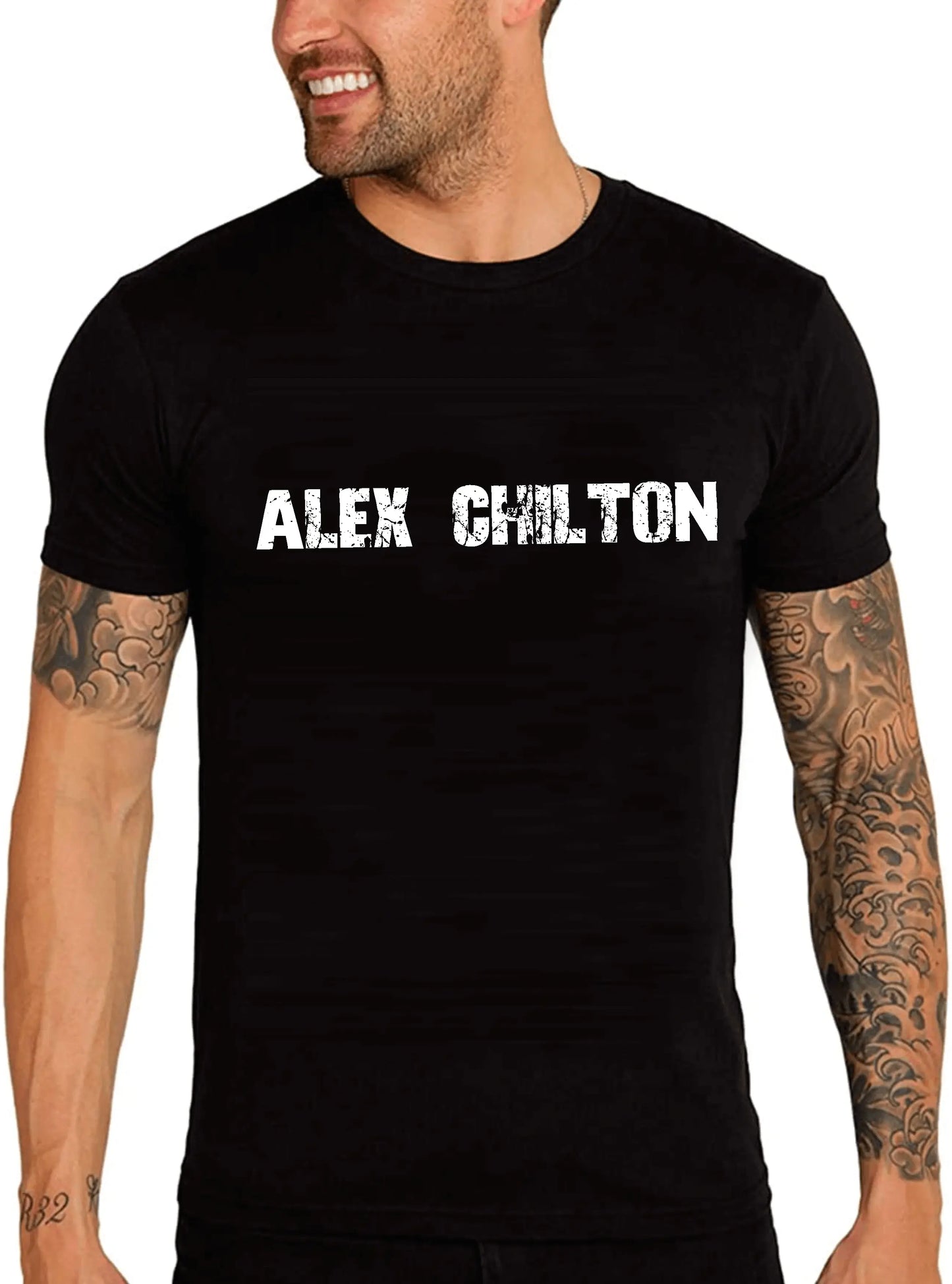 Men's Graphic T-Shirt Alex Chilton Eco-Friendly Limited Edition Short Sleeve Tee-Shirt Vintage Birthday Gift Novelty