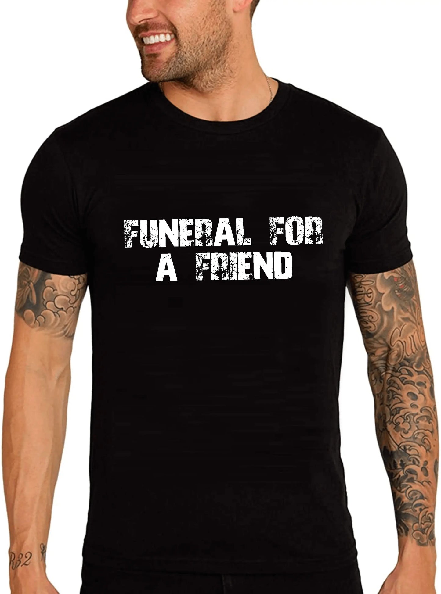 Men's Graphic T-Shirt Funeral For A Friend Eco-Friendly Limited Edition Short Sleeve Tee-Shirt Vintage Birthday Gift Novelty