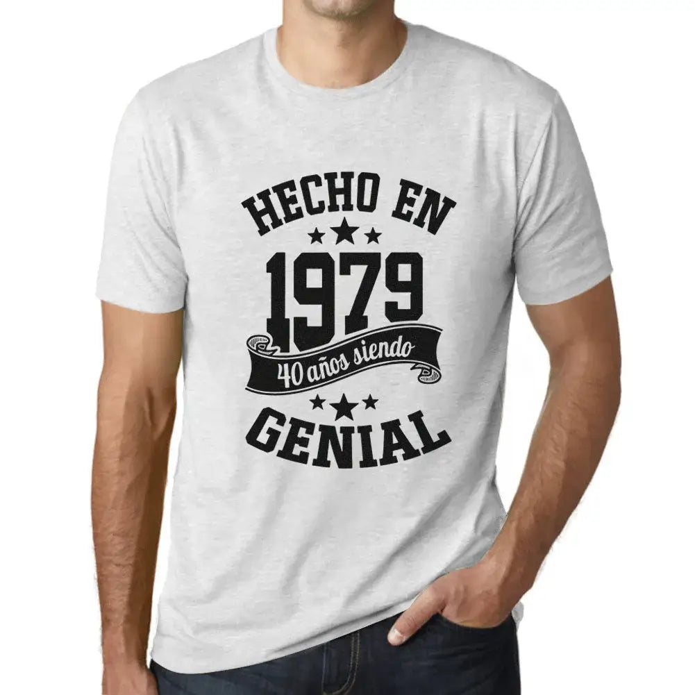 Men's Graphic T-Shirt Made in 1979 – Hecho En 1979 – 45th Birthday Anniversary 45 Year Old Gift 1979 Vintage Eco-Friendly Short Sleeve Novelty Tee