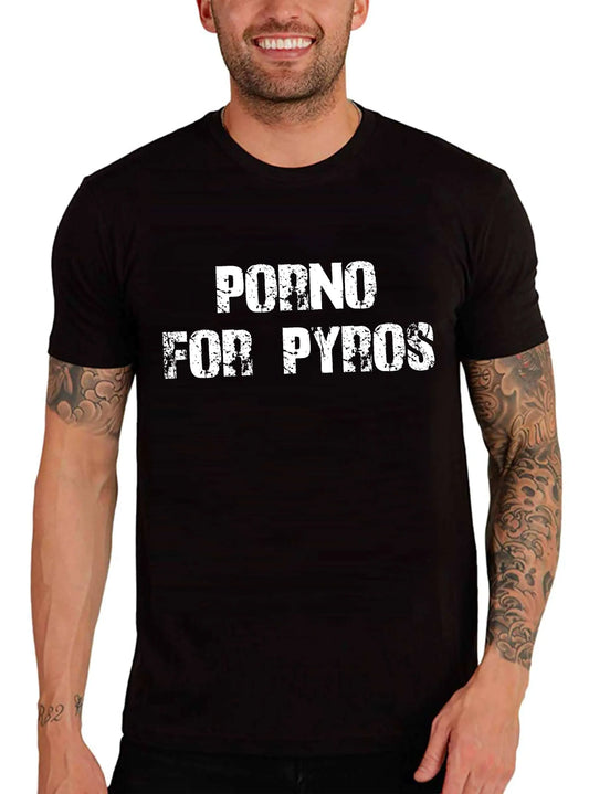 Men's Graphic T-Shirt Porno For Pyros Eco-Friendly Limited Edition Short Sleeve Tee-Shirt Vintage Birthday Gift Novelty