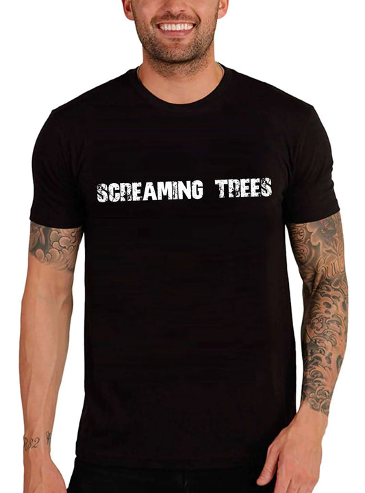 Men's Graphic T-Shirt Screaming Trees Eco-Friendly Limited Edition Short Sleeve Tee-Shirt Vintage Birthday Gift Novelty