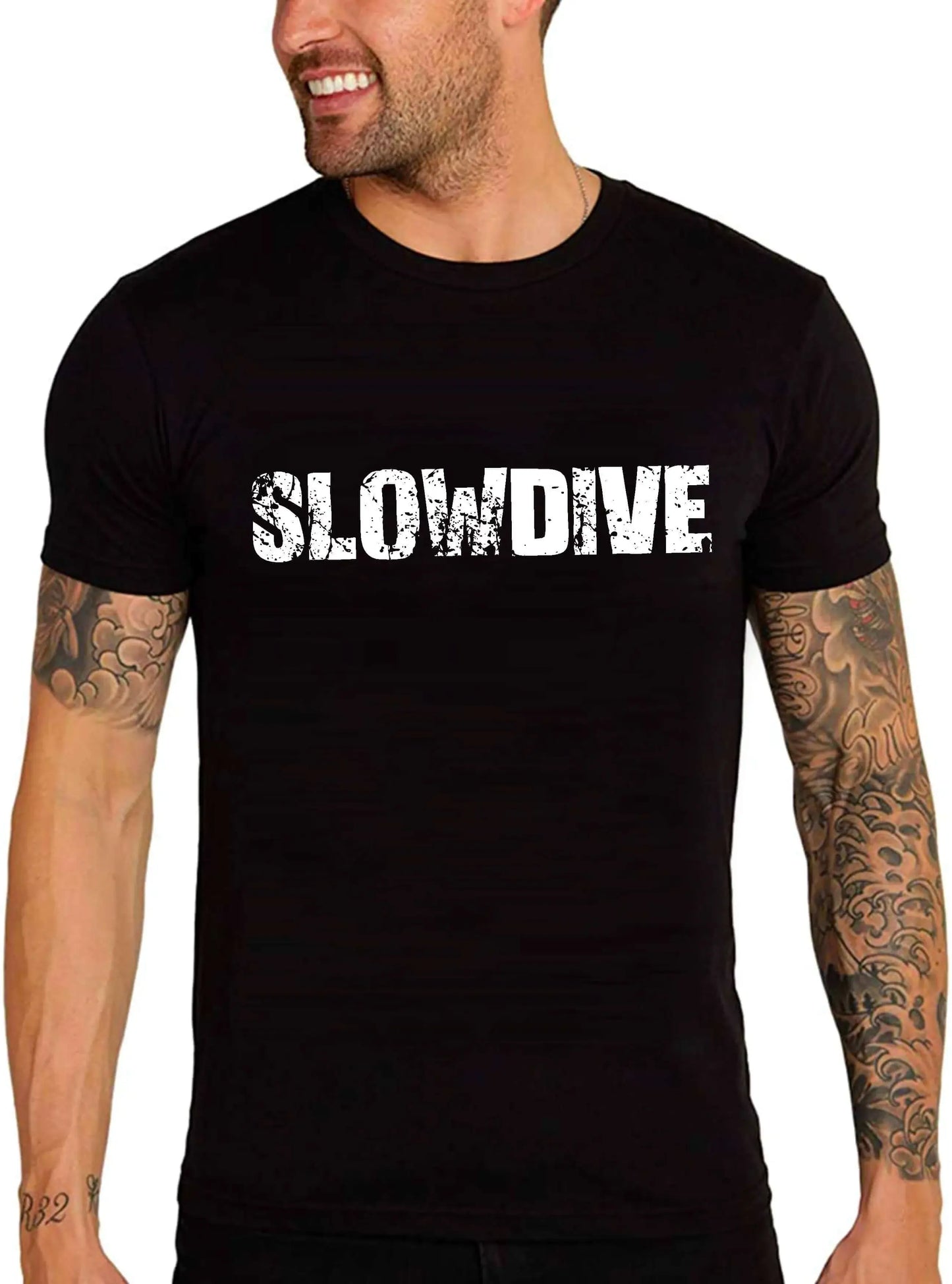 Men's Graphic T-Shirt Slowdive Eco-Friendly Limited Edition Short Sleeve Tee-Shirt Vintage Birthday Gift Novelty