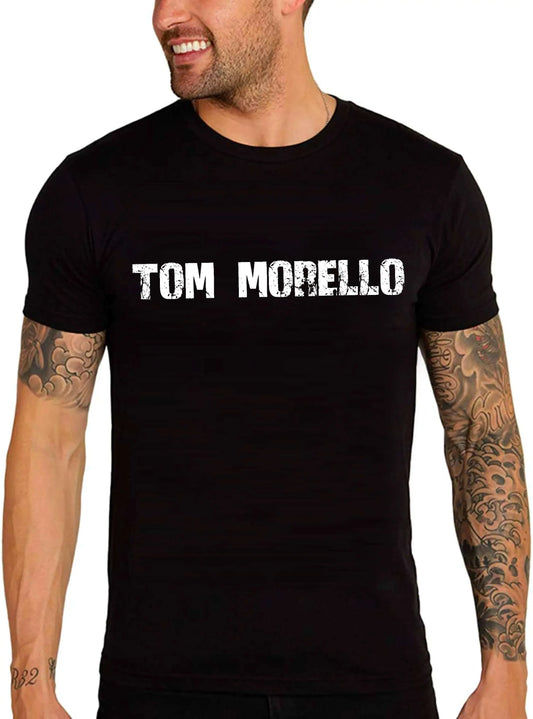 Men's Graphic T-Shirt Tom Morello Eco-Friendly Limited Edition Short Sleeve Tee-Shirt Vintage Birthday Gift Novelty